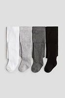 Lot de 4 collants en maille fine