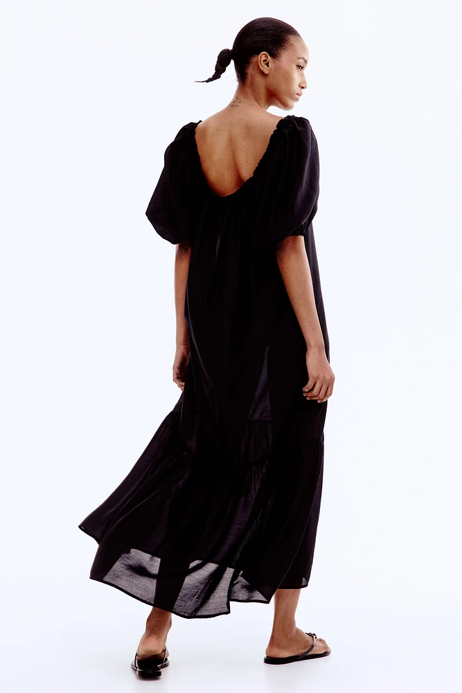 Square-Neck Maxi Dress