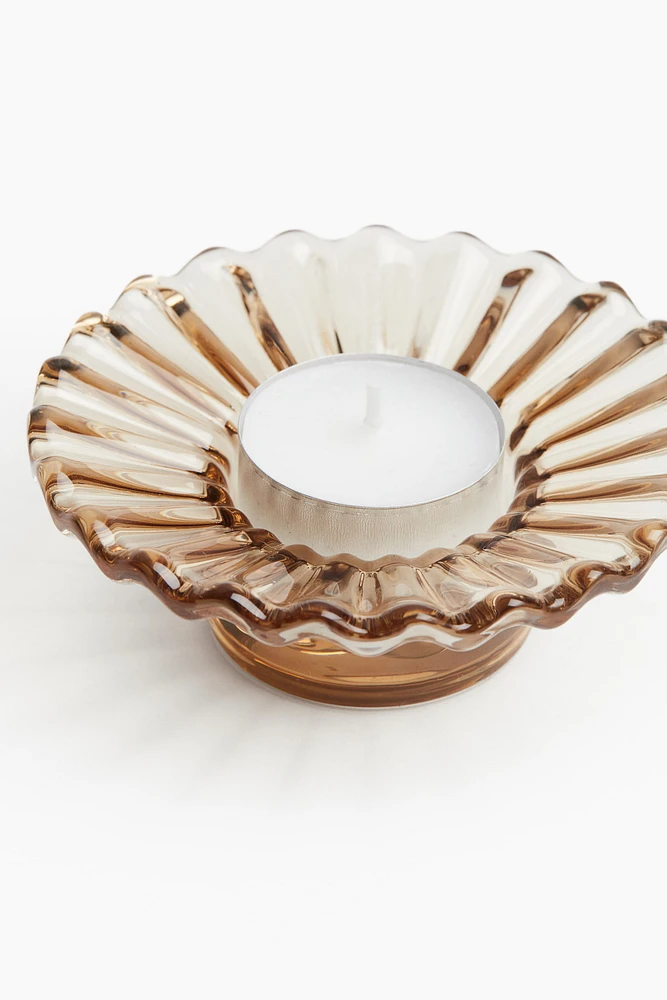 Glass Tea Light Holder