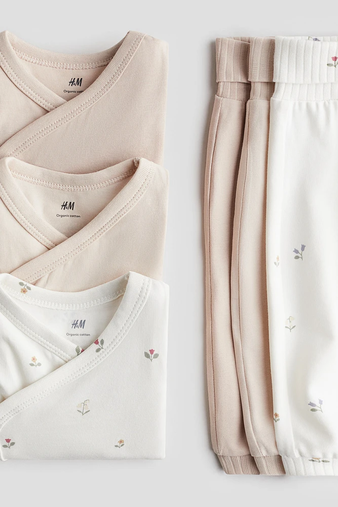 Ensemble 6 pièces avec cache-couches et pantalons