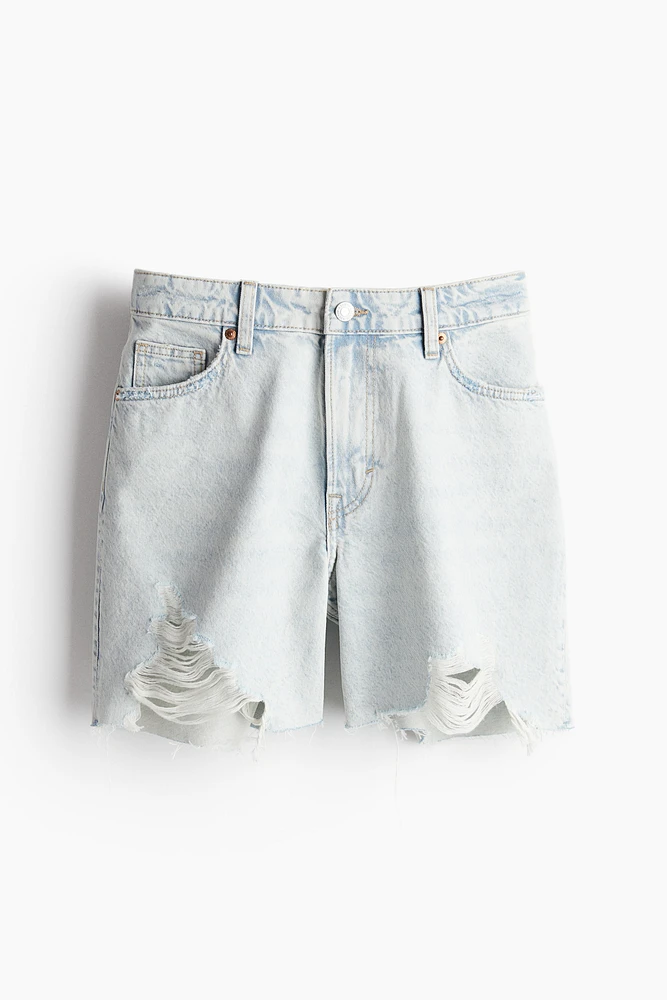 High Bermuda Denim Shorts