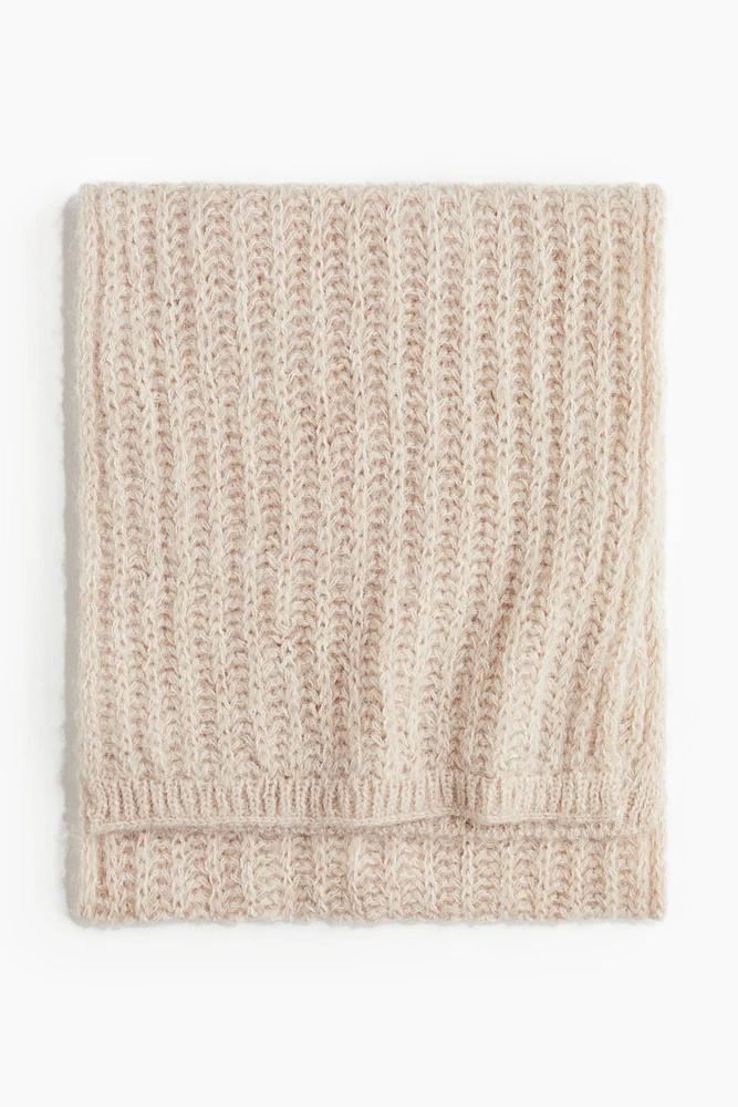 Rib-Knit Scarf