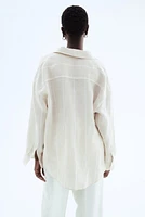 Chemise ample en lin