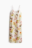 Robe maxi avec détail à nouer