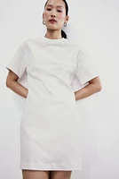 Defined-waist T-shirt Dress