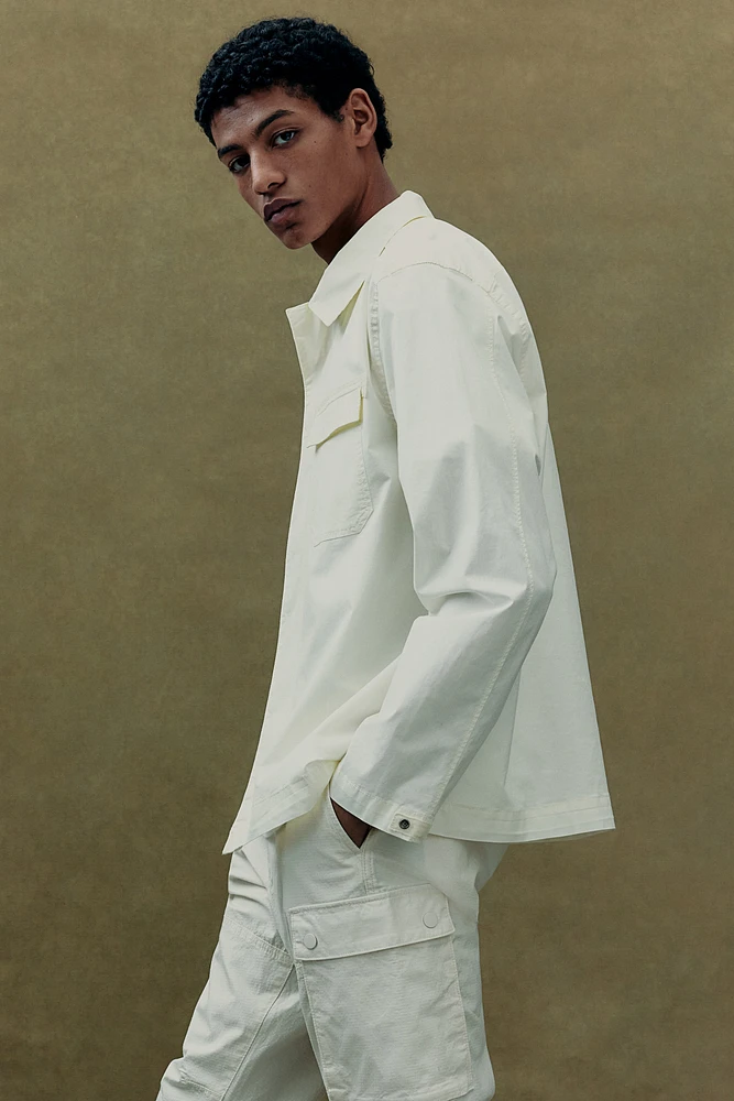 Regular-Fit Utility Overshirt