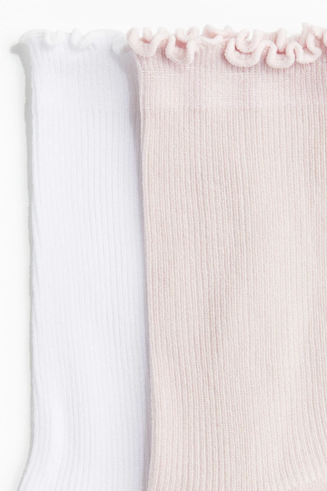 2-Pack Overlocked Sports Socks