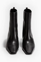 Heeled Leather Boots