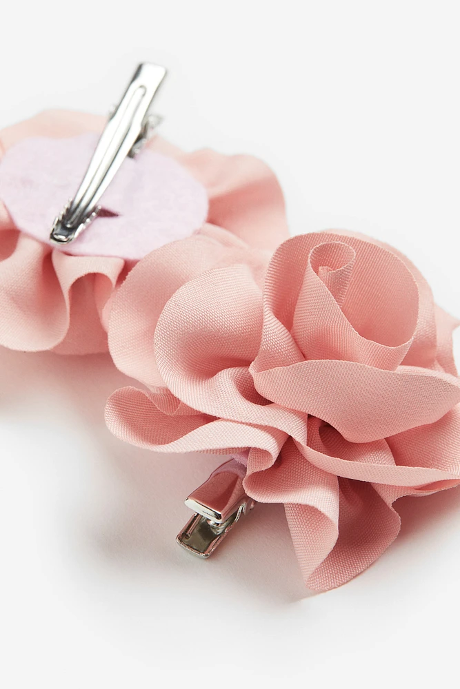 2-pack Flower-shaped Hair Clips