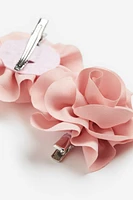 2-pack Flower-shaped Hair Clips