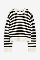 Hole-knit Sweater