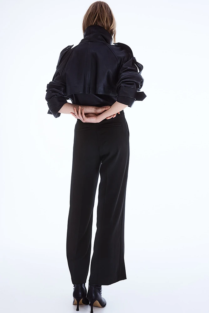 Wide-Leg Dress Pants