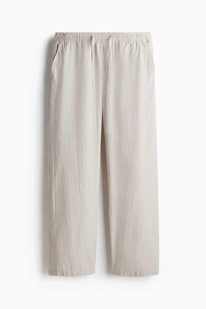 Relaxed-Fit Poplin Pants