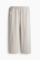Relaxed-Fit Poplin Pants