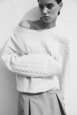 Cable-Knit Sweater