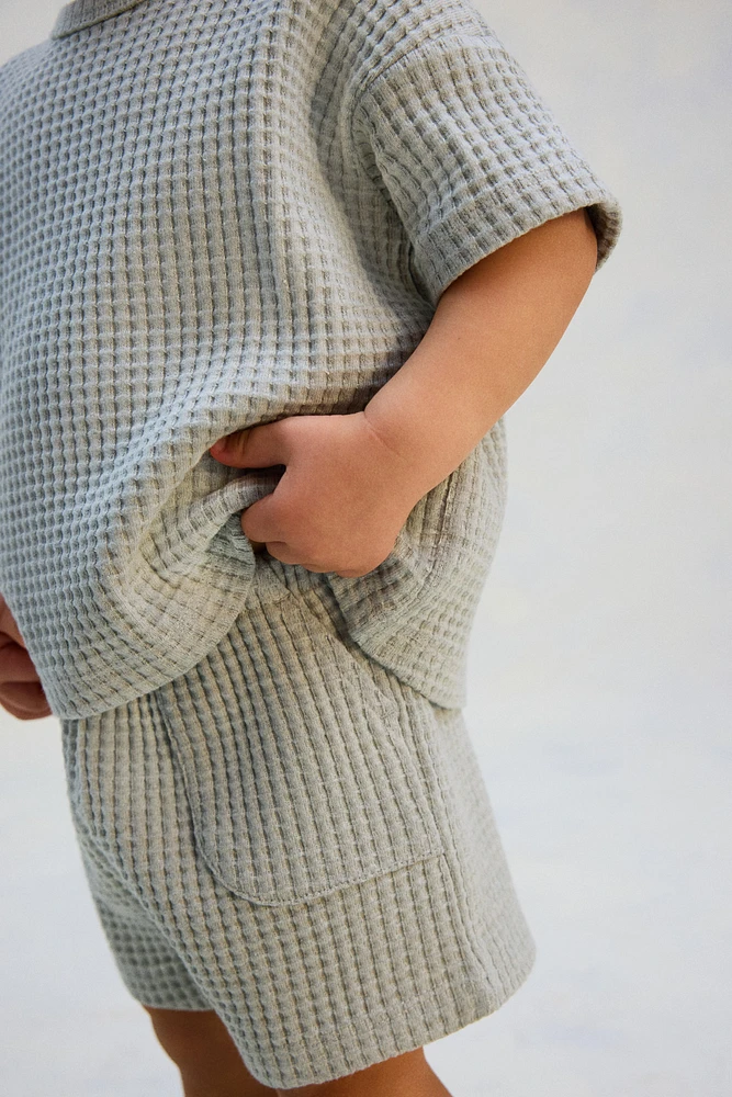 2-Piece Waffled Cotton Set