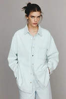 Feather Soft Oversized Denim Shirt