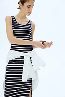 MAMA Ribbed Nursing Dress