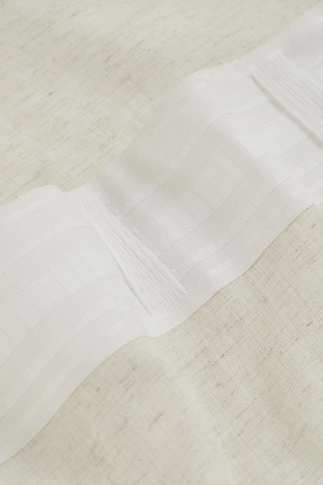One-pack Long and Wide Lyocell-Blend Curtain Panel