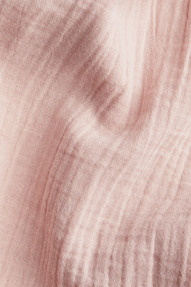 Robe trapèze en mousseline