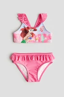 Bikini imprimé avec volants