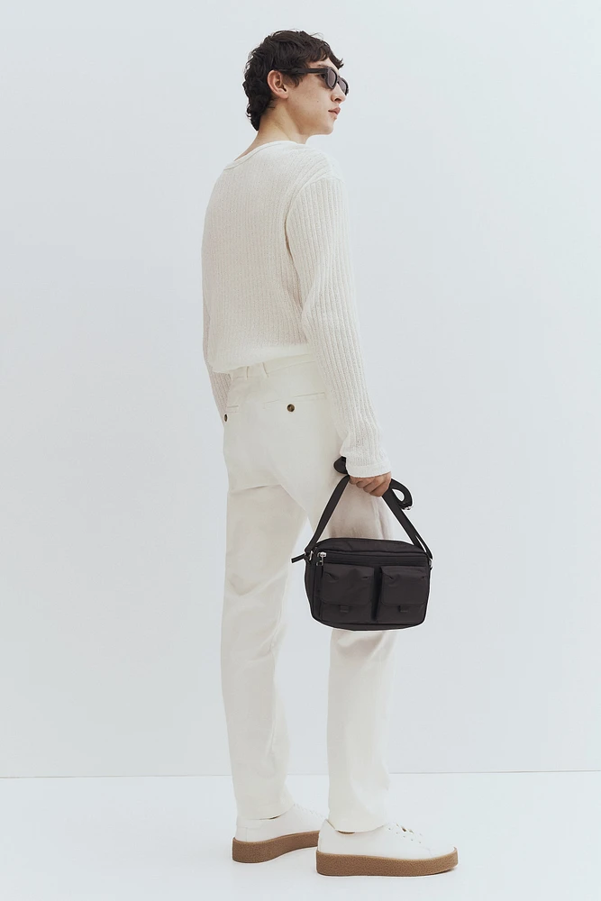 Pantalon coutil près du corps en coton