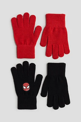 2-pack Fine-Knit Gloves