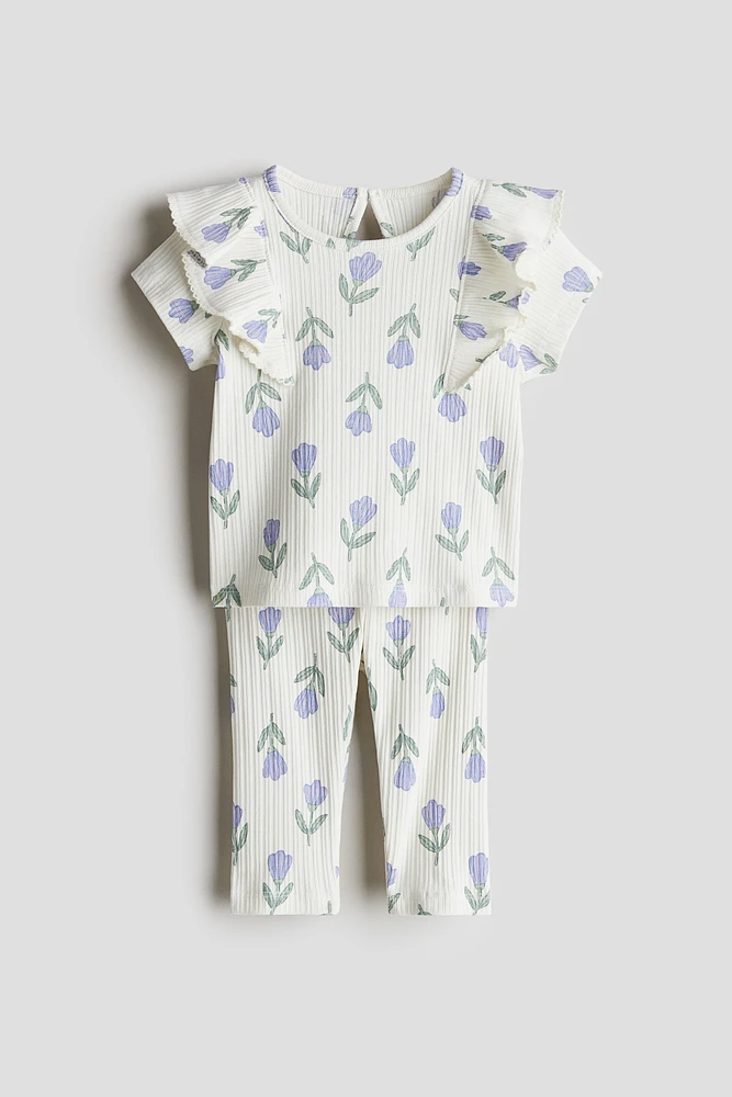 2-Piece Printed Cotton Set