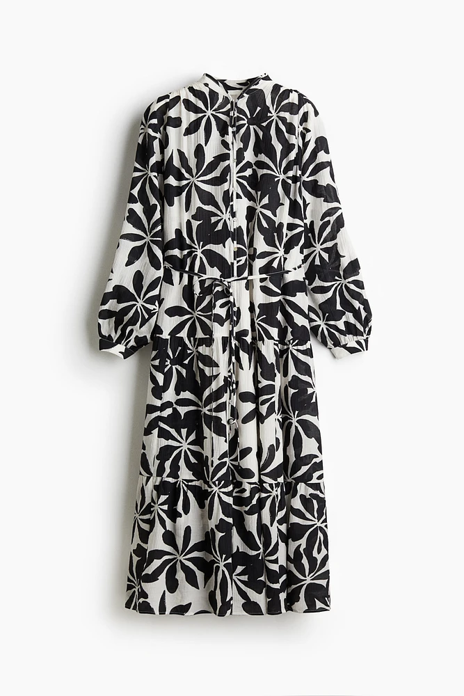 Oversized Crinkled Dress