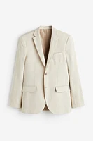 Slim Fit Linen Jacket