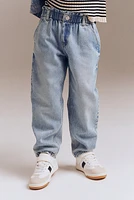 Relaxed Paper Bag Jeans