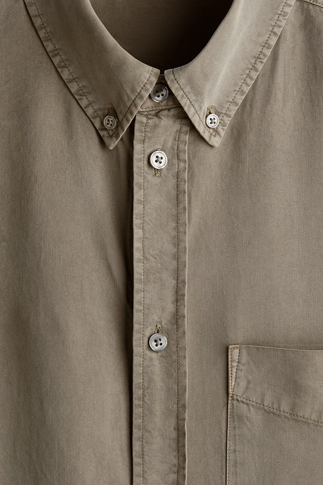 Chemise ample à boutons