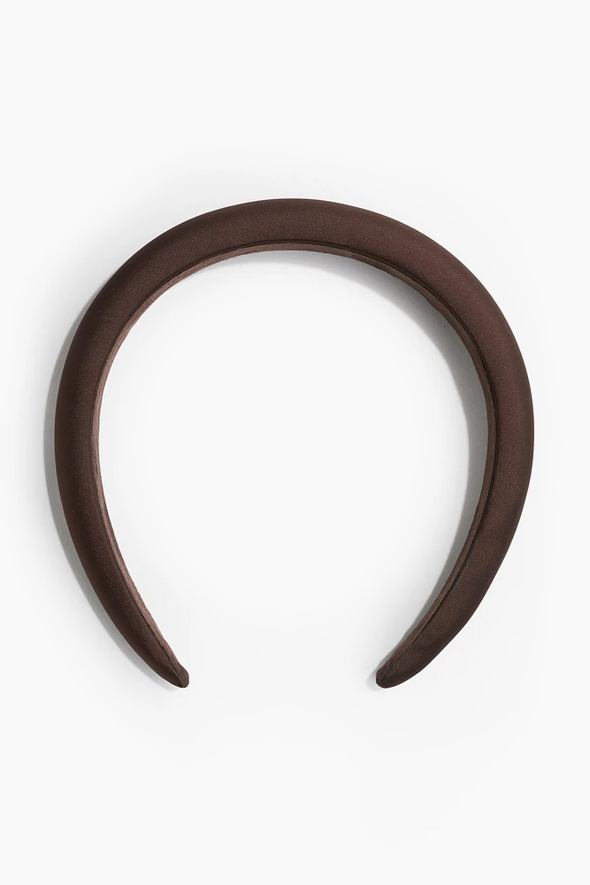 Padded Satin Hairband