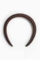 Padded Satin Hairband