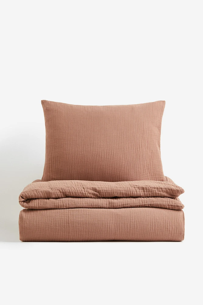 Muslin Twin Duvet Cover Set