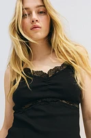 Lace-Detail Camisole Top