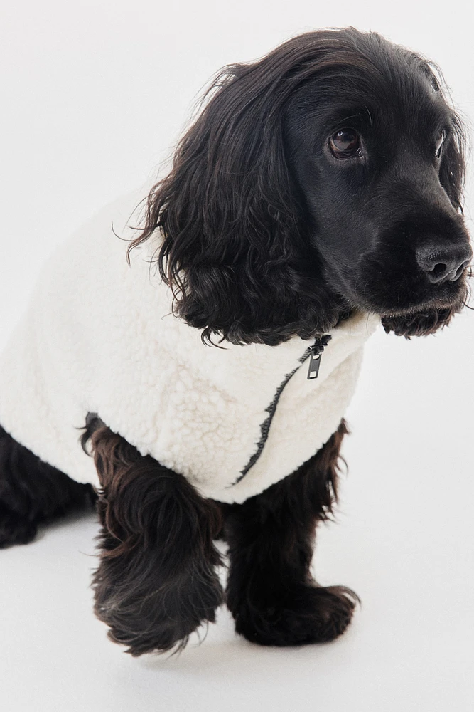 Veste pour chien en tissu peluche