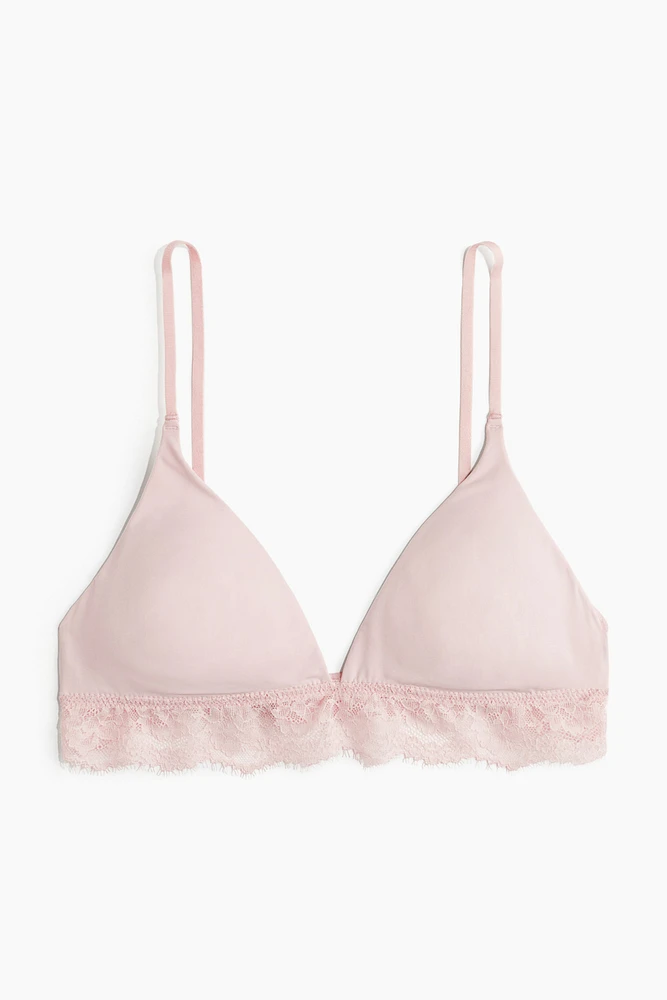 Padded Soft-Cup Microfiber Bra