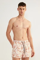 Patterned Swim Shorts
