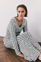 Rib-knit Sweater