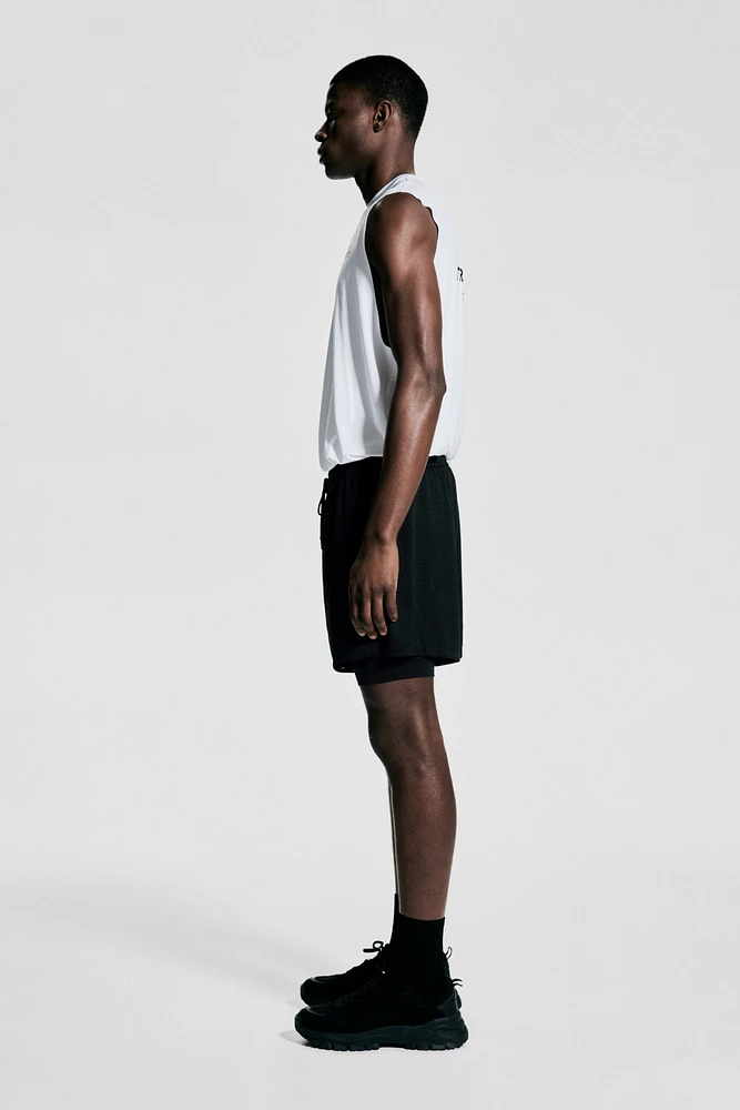 Mid-Length 2-in-1 Sports Shorts with DryMove™