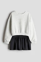 2-piece Sweatshirt and Skirt Set