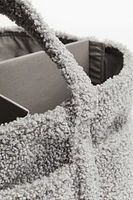 Sac à langer en tissu peluche