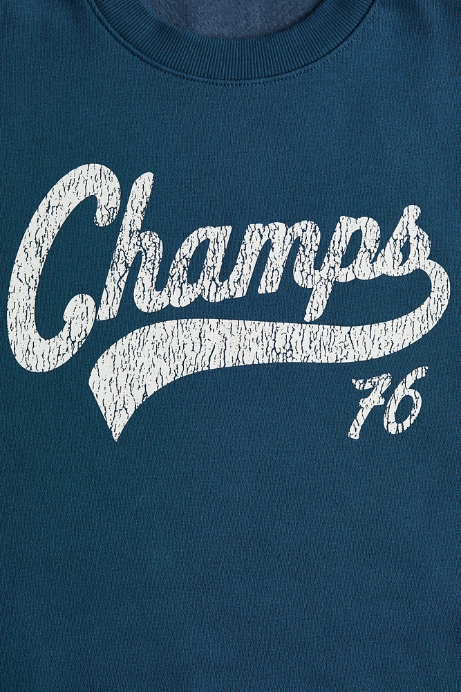 Washed-Look Sweatshirt