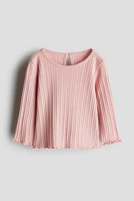 Ribbed Jersey Top