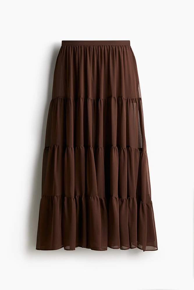 Tiered Maxi Skirt