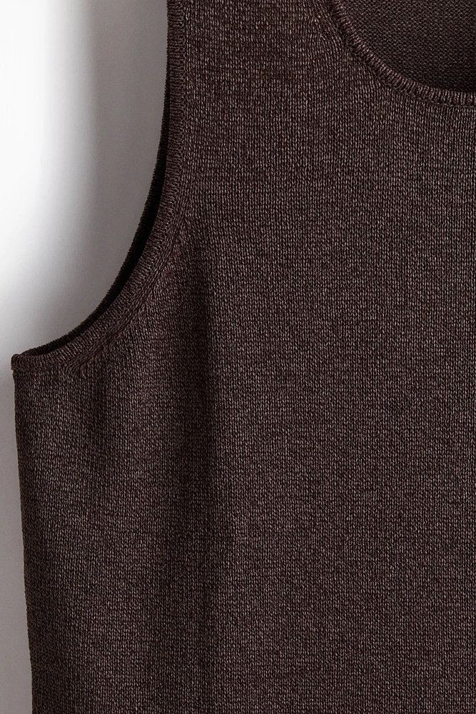 Regular-Fit Sheer Tank Top