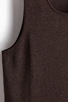 Regular-Fit Sheer Tank Top