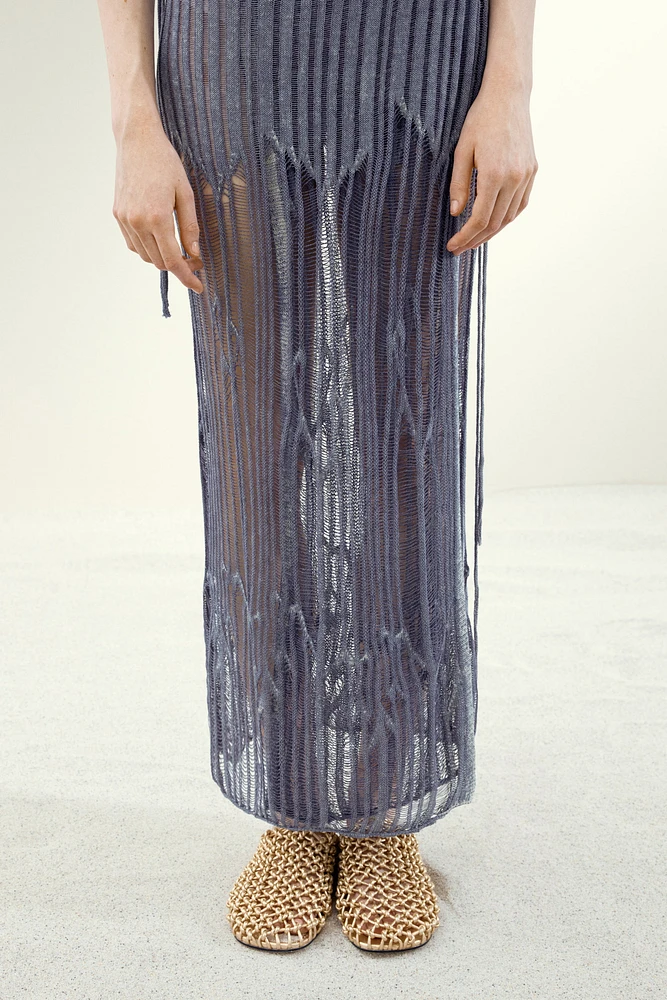 Knit Wrap Skirt