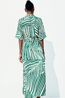 Tie-belt Shirt Dress